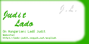 judit lado business card